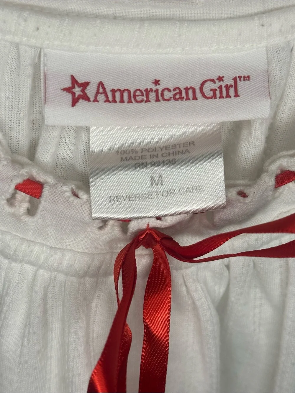 American Girl Dress Like Your Doll Josefina Nightgown Sz M & Doll Dress 2pc Set